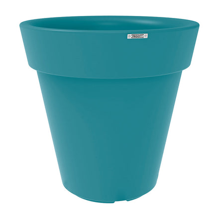 Procity Large Plastic Heritage Planter (1000mm  (At Rim) / Turquoise Blue - RAL 5018)