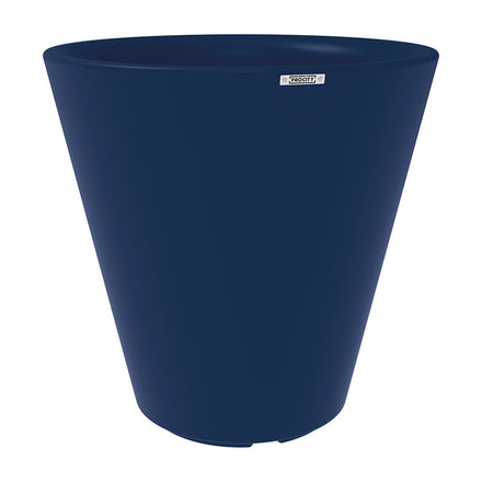 Procity Large Plastic Tradition Planter (1000mm  (At Rim) / Cobalt Blue - RAL 5013)