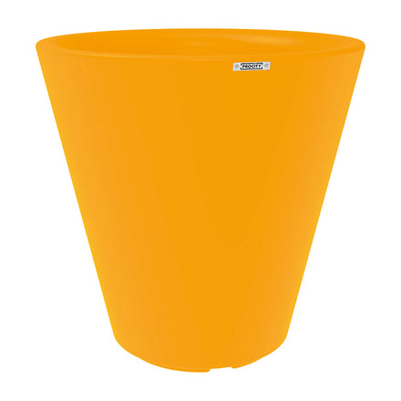 Procity Large Plastic Tradition Planter (1000mm  (At Rim) / Melon Yellow - RAL 1028)