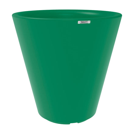 Procity Large Plastic Tradition Planter (1000mm  (At Rim) / Traffic Green - RAL 6024)