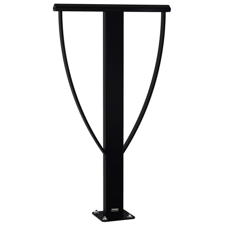 Lisbon Bike Stand Galvanised & Painted Bolt Down (Black RAL 9005)