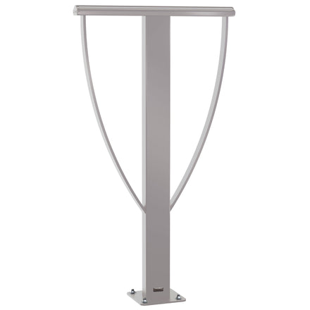 Lisbon Bike Stand Galvanised & Painted Bolt Down (Grey RAL 7044)