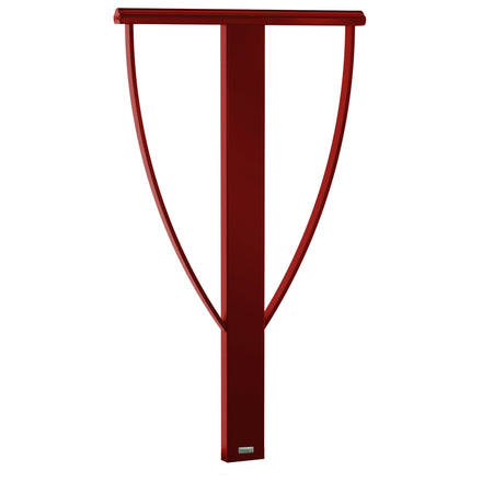 Lisbon Bike Stand Galvanised & Painted Cast In (Maroon RAL 3004)