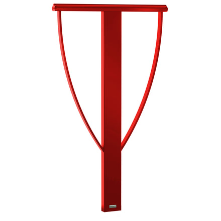 Lisbon Bike Stand Galvanised & Painted Cast In (Red RAL 3020)