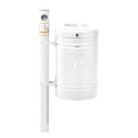 Procity Litter Bin on Side Mounted Post 40L