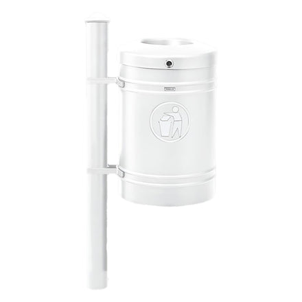 Procity Litter Bin on Side Mounted Post 40L