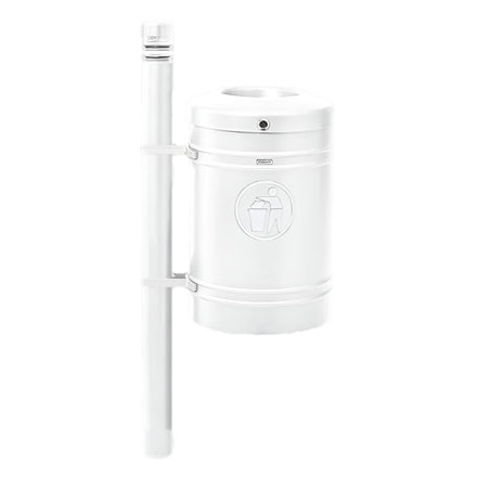 Procity Litter Bin on Side Mounted Post 40L