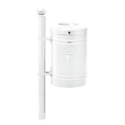 Procity Litter Bin on Side Mounted Post 40L