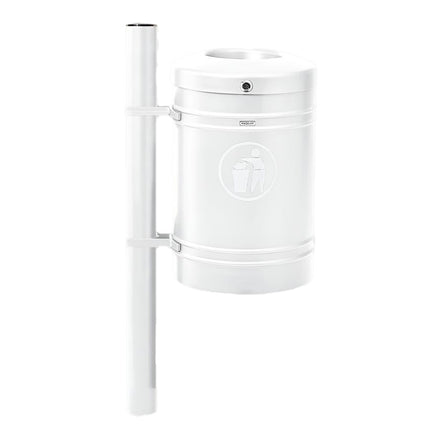 Procity Litter Bin on Side Mounted Post 40L