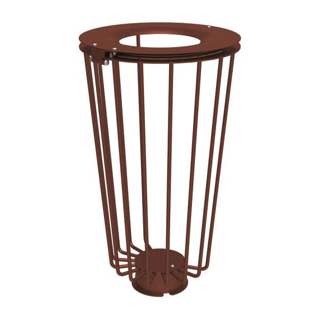 Procity Lofoten Lightweight Litter Bin 100L (Corten Effect)