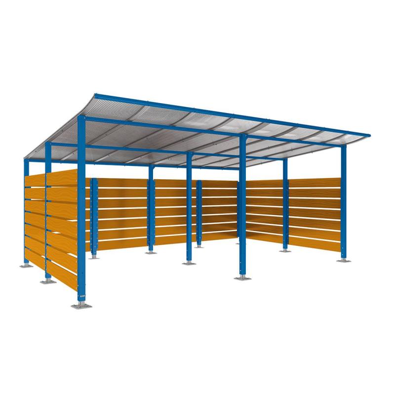 Procity Modulo Multi Purpose Bin Shelter - Bolt Down