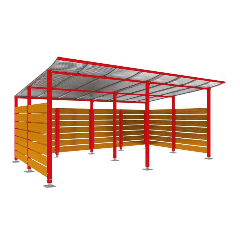 Procity Modulo Multi Purpose Bin Shelter - Bolt Down