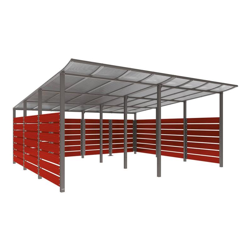 Procity Modulo Multi Purpose Bin Shelter - Bolt Down