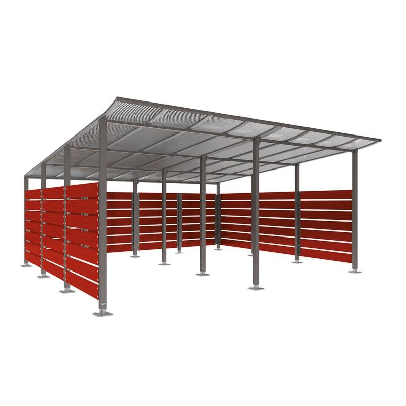 Procity Modulo Multi Purpose Bin Shelter - Bolt Down