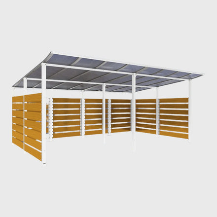 Procity Modulo Multi Purpose Bin Shelter - Bolt Down