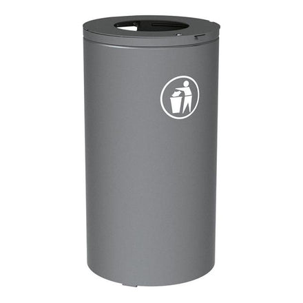 Procity Olbia Litter Bin 80/120L (Without Internal Bucket / Galvanised & Powder Coated Procity Grey)