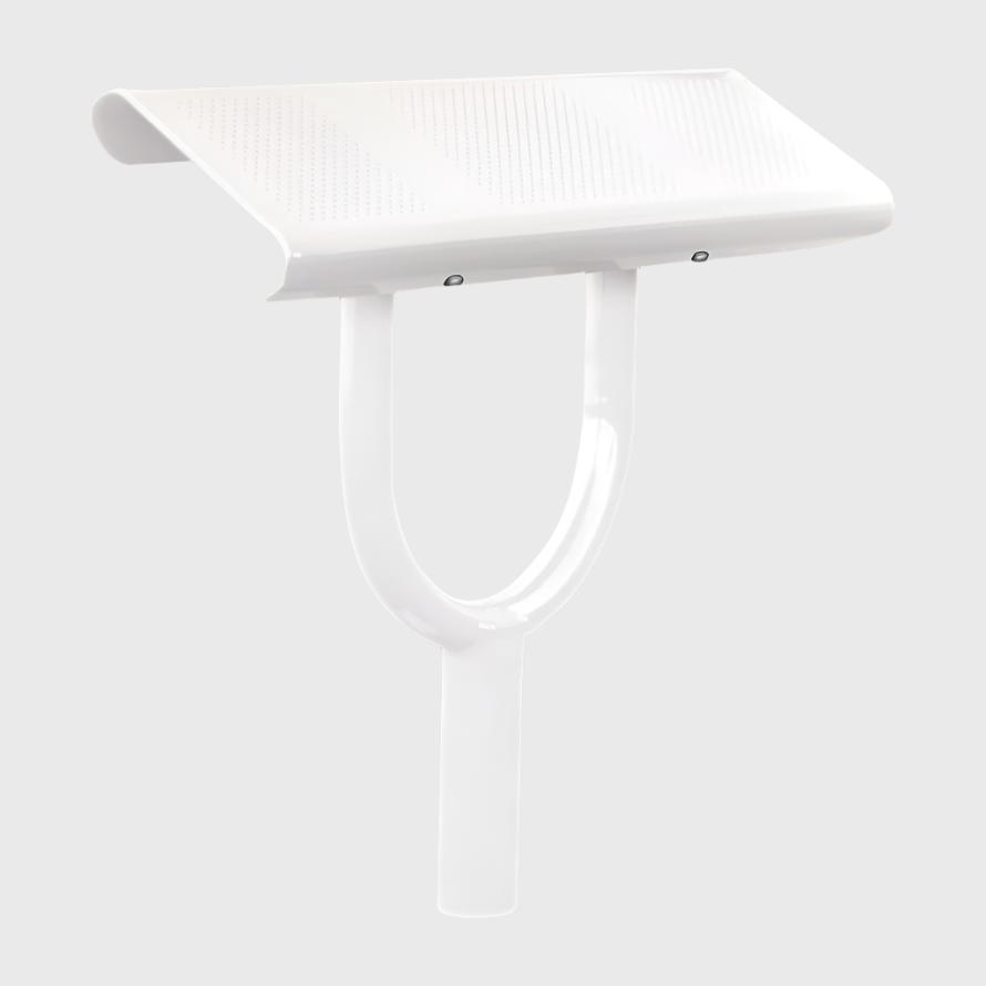 Procity Oslo Perch Bench 0.9m (Pure White RAL 9010)