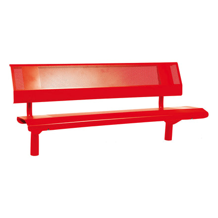 Procity Oslo Seat Bench (1.8m / Traffic Red RAL 3020)