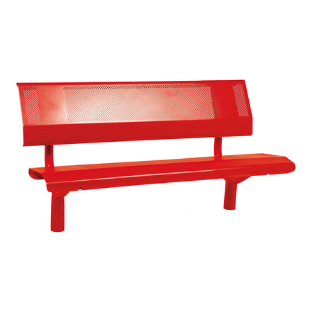 Procity Oslo Seat Bench (1.5m / Traffic Red RAL 3020)