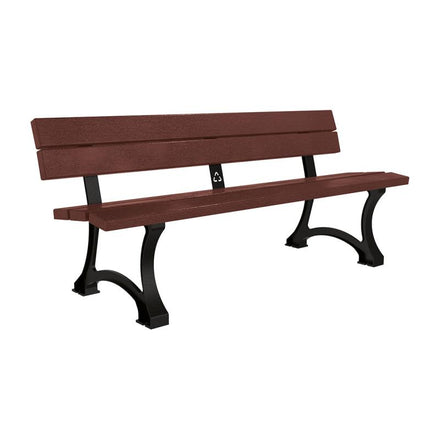 Procity Mora Seat Bench (1.8m / Recycled Plastic (HPL) Slats / Black)