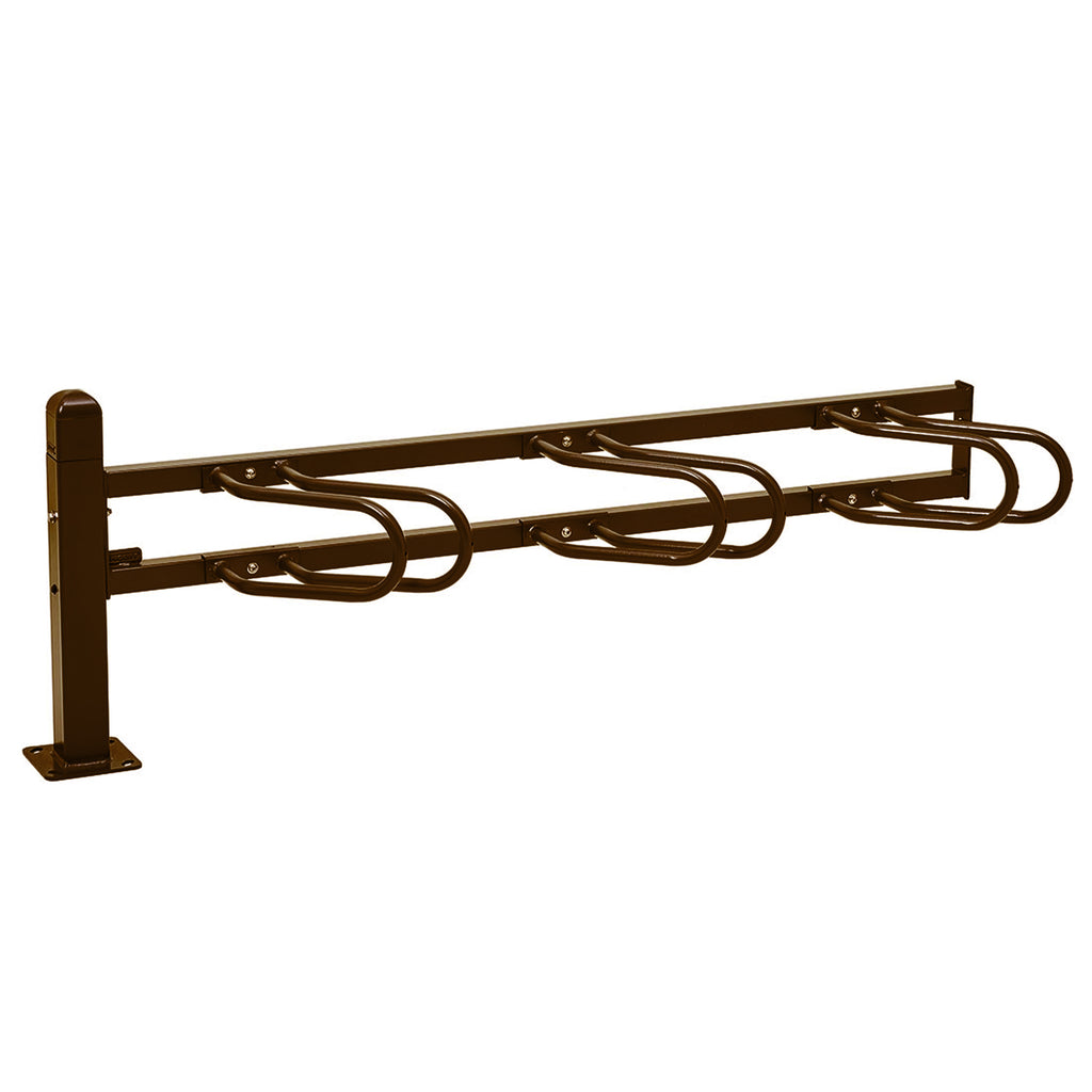 Conviviale  Bike Rack 3 Space Extension Galvanised & Painted (Brown RAL 8017)