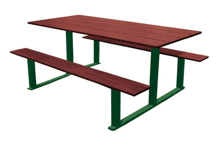 Procity Riga Picnic Bench (Standard / Moss Green RAL 6005)