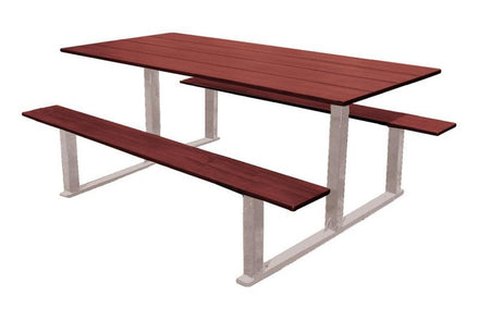 Procity Riga Picnic Bench (Standard / Silk Grey RAL 7044)