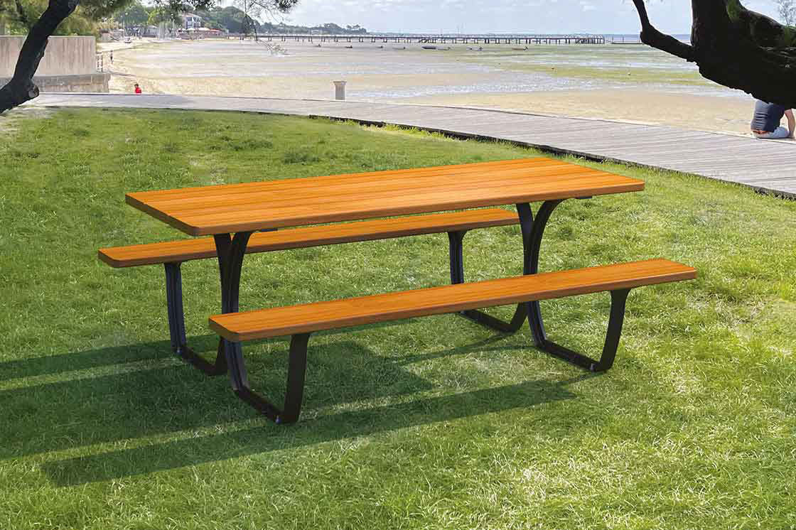 Procity Seville Wheelchair Accessible Picnic Bench and Table Set