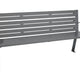 Procity Silaos All Steel Seat Bench 1.8m