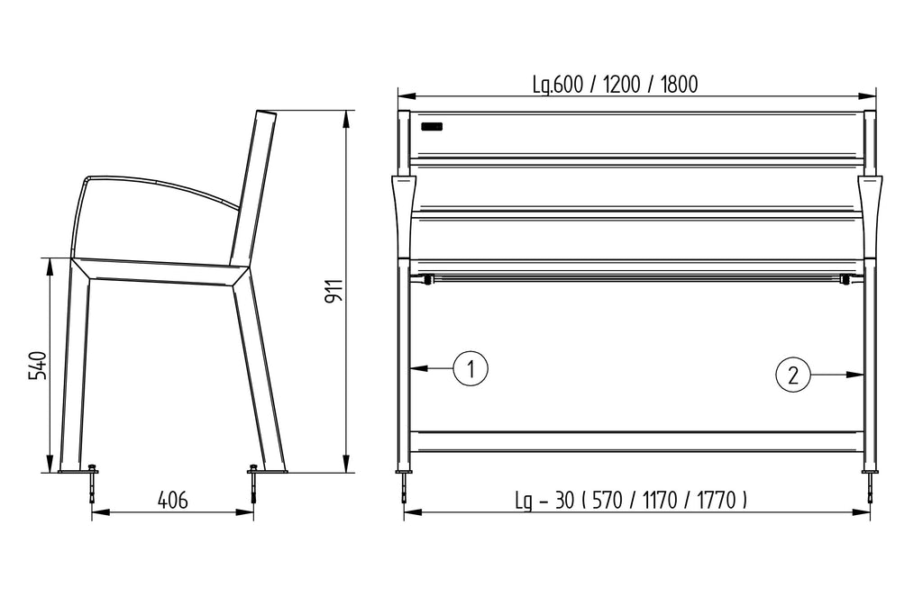 Procity Silaos Mobility Seat Bench