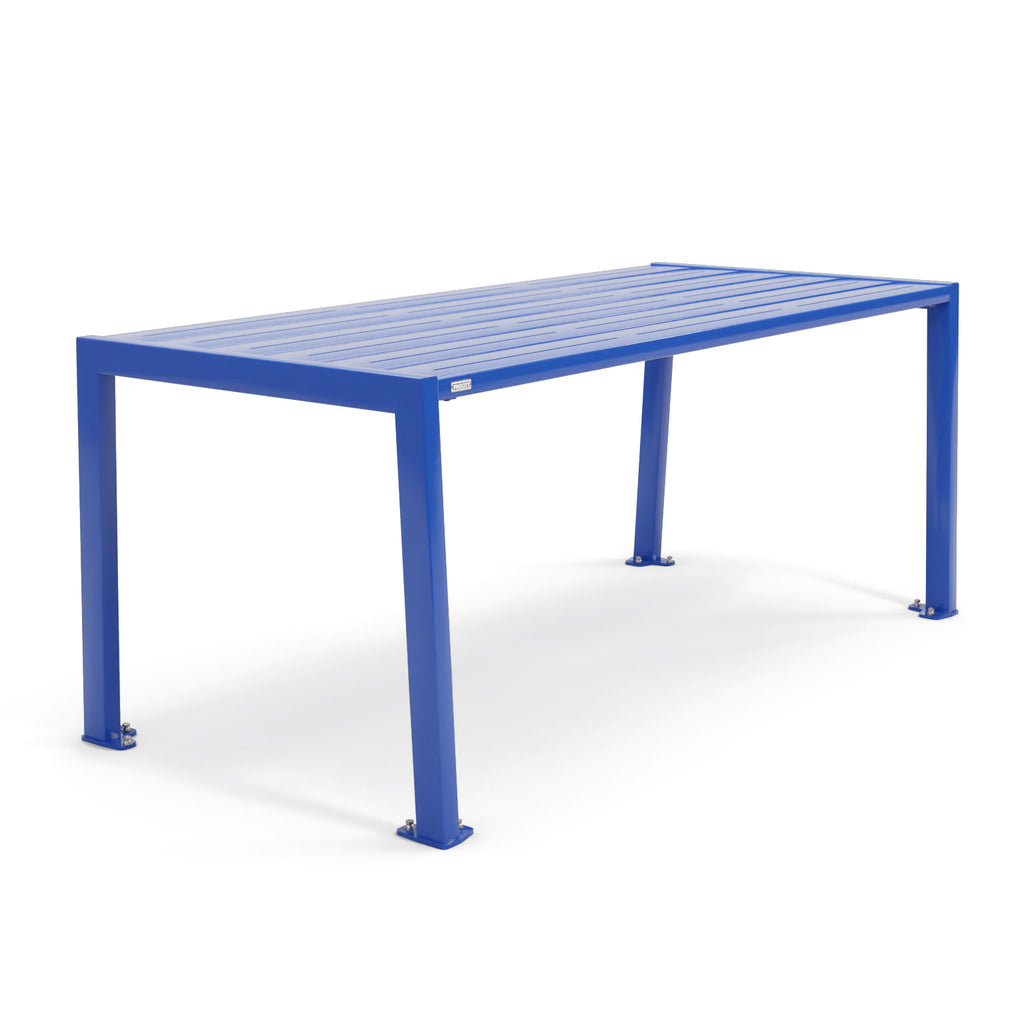 Procity Silaos Picnic Bench 1.8m Table Only Gentian Blue RAL 5010 Galvanised Gentian Blue RAL 5010