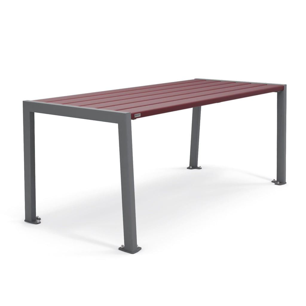 Procity Silaos Picnic Bench 1.8m Table Only Procity Grey Recycled Plastic (HPL) Slats