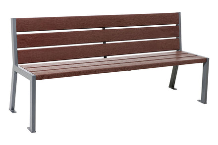 Procity Silaos Steel & Recycled Plastic Seat Bench 1.8m