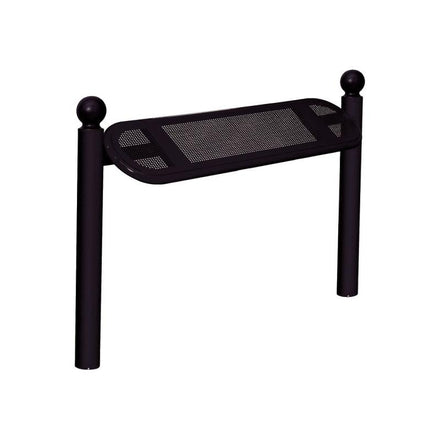 Procity Estoril Perch Bench 0.9m (Sphere / Jet Black RAL 9005)