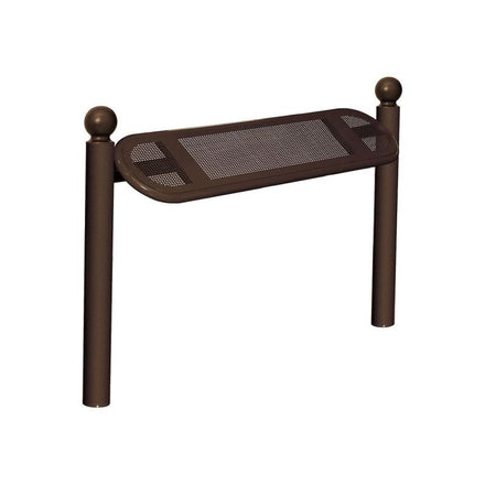 Procity Estoril Perch Bench 0.9m (Sphere / Chocolate Brown RAL 8017)