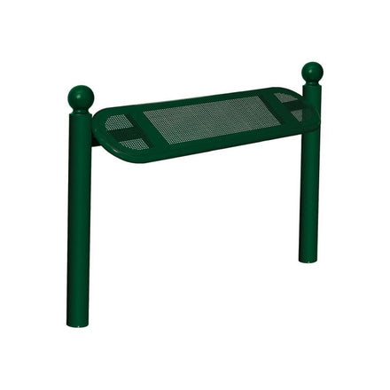 Procity Estoril Perch Bench 0.9m (Sphere / Moss Green RAL 6005)