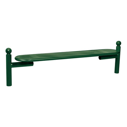 Procity Estoril Backless Bench 1.8m (Sphere / Moss Green RAL 6005)