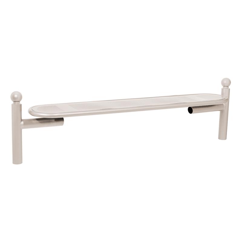 Procity Estoril Backless Bench 1.8m (Sphere / Silk Grey RAL 7044)