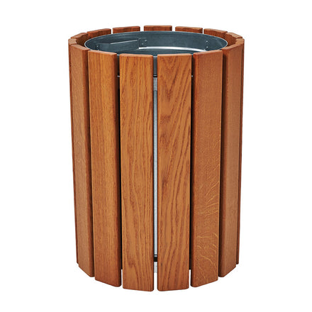 Procity Cologne Standard Litter Bin 60L (Light Oak Stained Hardwood)