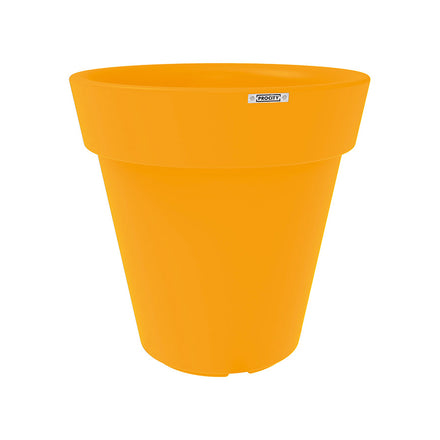 Procity Large Plastic Heritage Planter (800mm (At Rim) / Melon Yellow - RAL 1028)