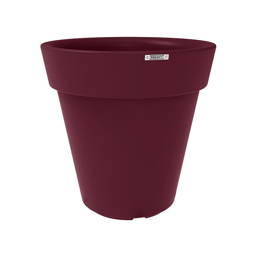 Procity Large Plastic Heritage Planter (800mm (At Rim) / Wine Red RAL - 3005)