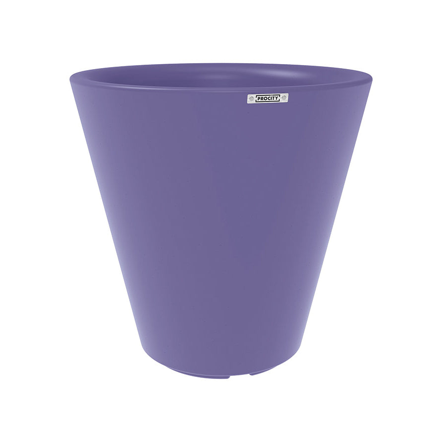 Procity Large Plastic Tradition Planter (800mm (At Rim) / Blue Lilac RAL - 4005)