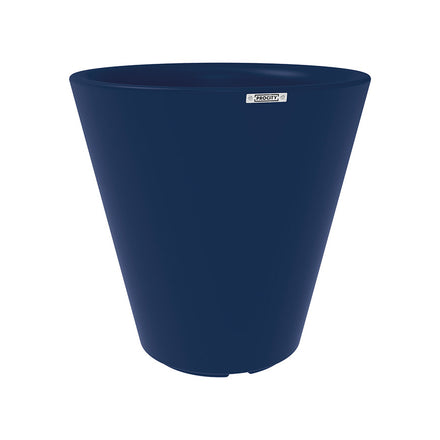 Procity Large Plastic Tradition Planter (800mm (At Rim) / Cobalt Blue - RAL 5013)