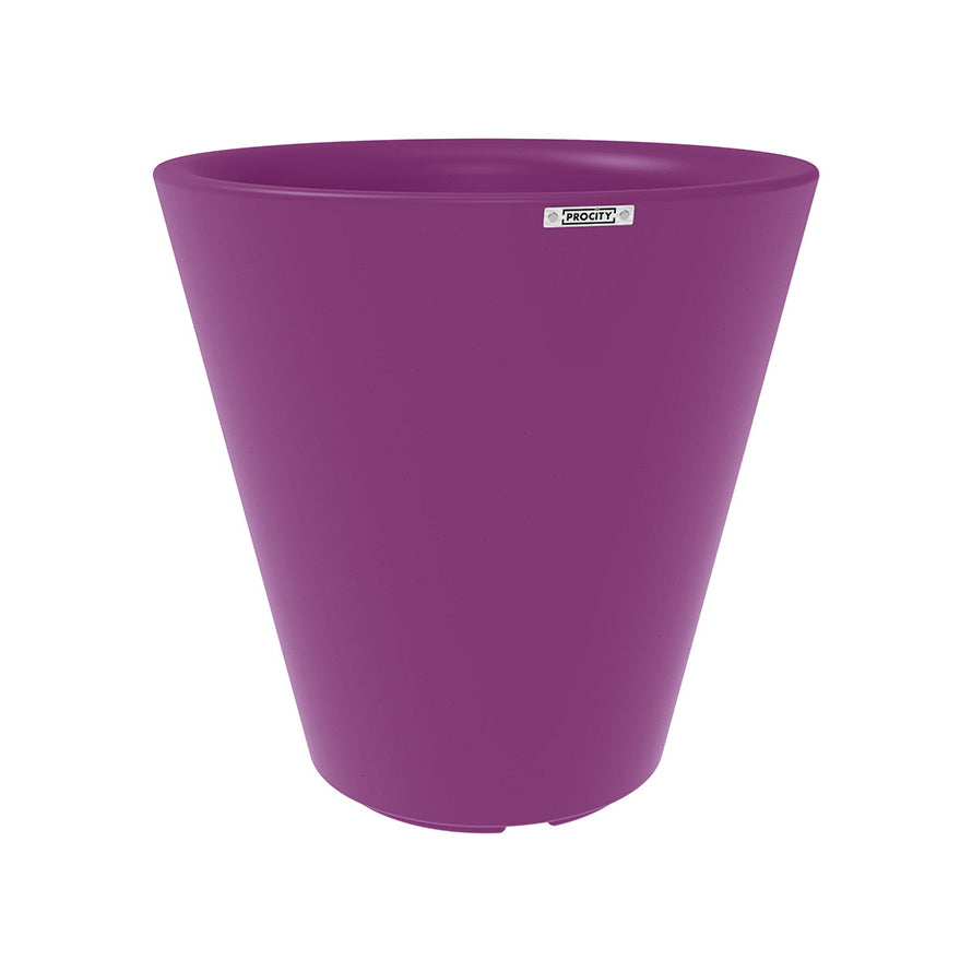 Procity Large Plastic Tradition Planter (800mm (At Rim) / Violet (Signal)  - RAL 4008)