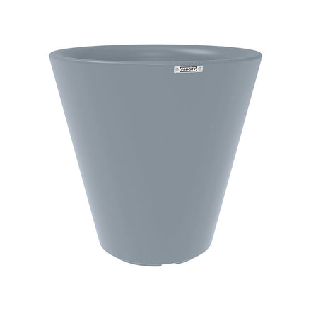 Procity Large Plastic Tradition Planter (800mm (At Rim) / Silver Grey - RAL 7001)