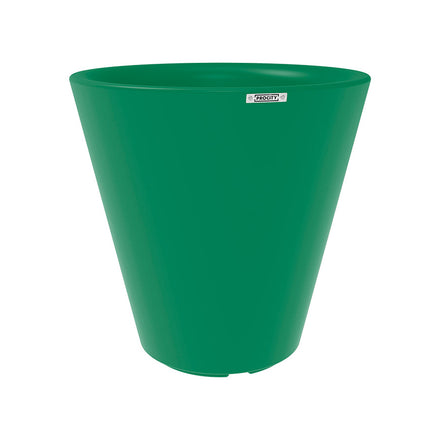 Procity Large Plastic Tradition Planter (800mm (At Rim) / Traffic Green - RAL 6024)