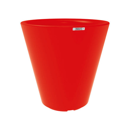 Procity Large Plastic Tradition Planter (800mm (At Rim) / Traffic Red - RAL 3020)