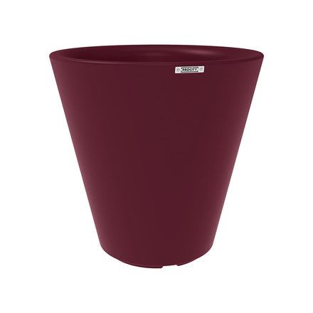 Procity Large Plastic Tradition Planter (800mm (At Rim) / Wine Red RAL - 3005)