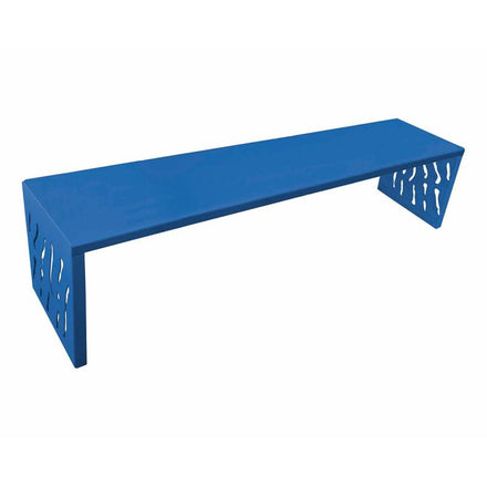 Procity Venice Backless Bench 1.8m (Galvanised Gentian Blue RAL 5010 / Gentian Blue RAL 5010)