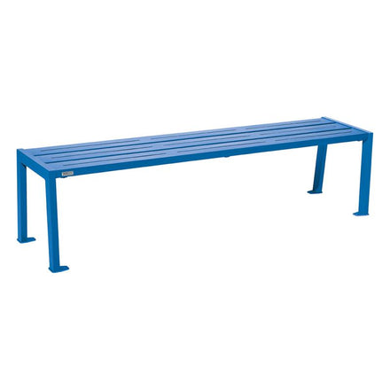 Procity Silaos Backless Bench (1.8m / Galvanised Gentian Blue RAL 5010 / Gentian Blue RAL 5010)